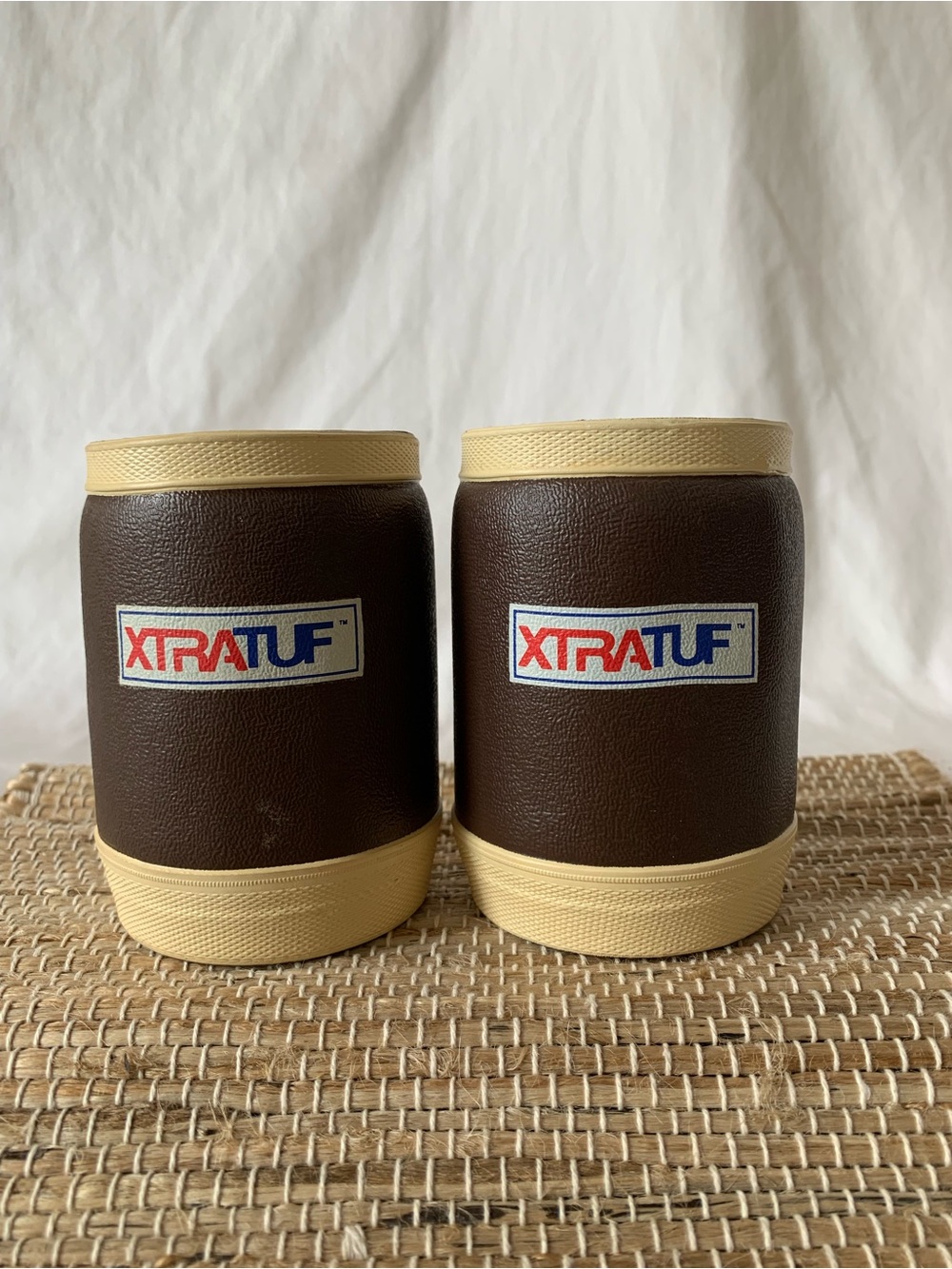XTRATUF Brown & Cream Neoprene Can Coozie - Pair
